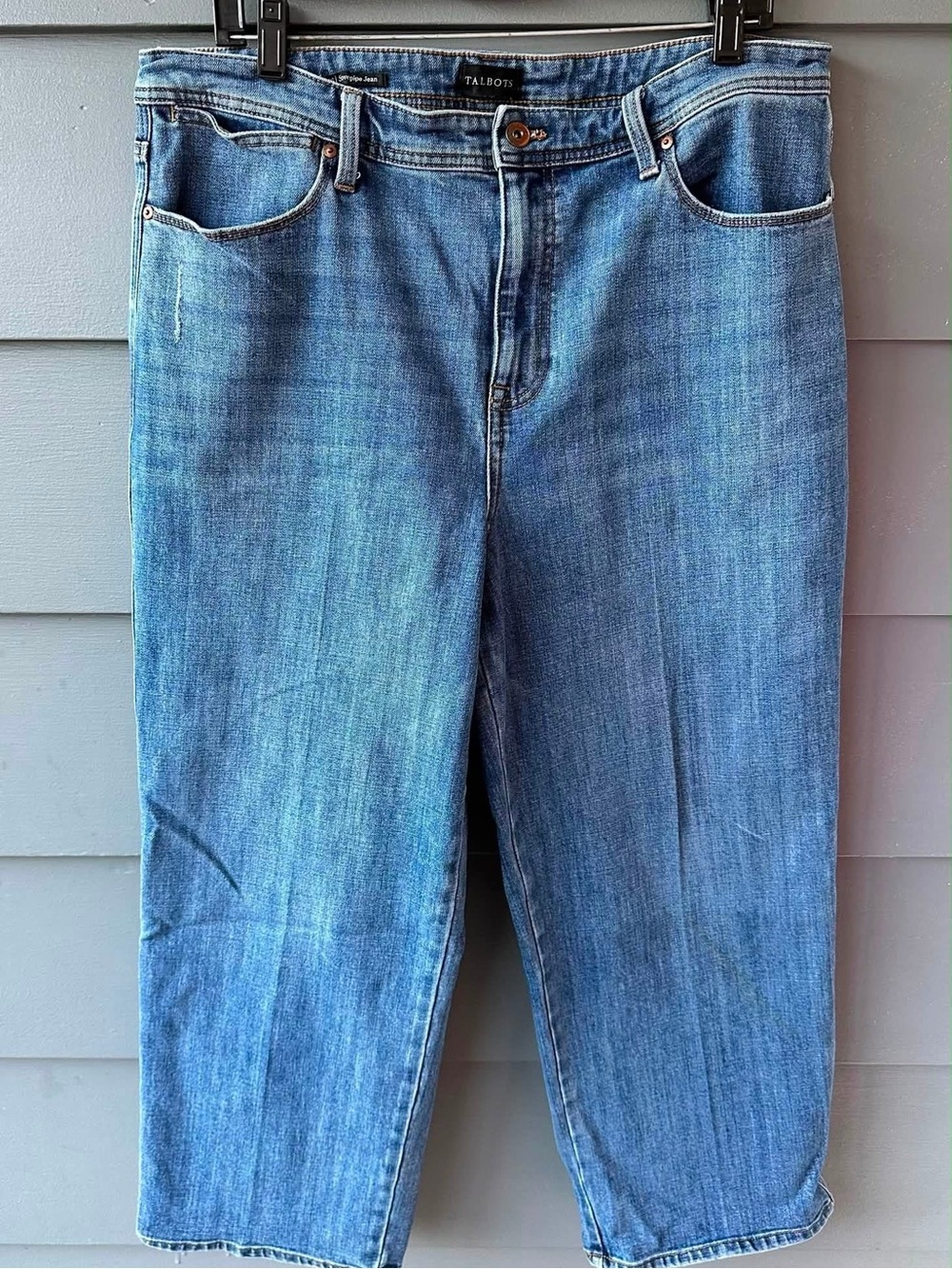 Talbots size 16 stovepipe jeans denim